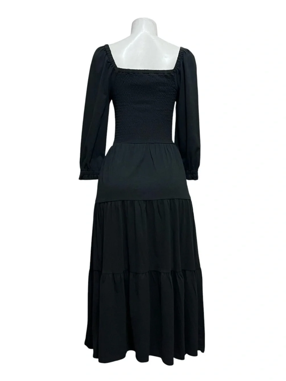 J. Crew Maxi Dress 100% Cotton Smocked Tiered NEW XXS Summer Modest Whimsygoth